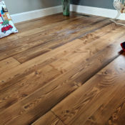 douglas fir wire brushed floor