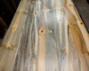 Blue stain pine wall paneling