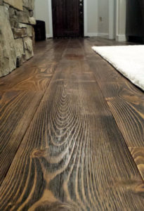 Brown Douglas Fir floor montana