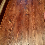 hand scraped fir floor