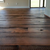 rustic wood flooring