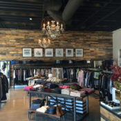 reclaimed wood commercial wall