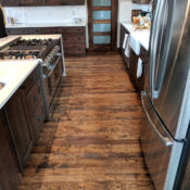 reclaimed circle sawn flooring