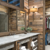 reclaimed wood bathroom