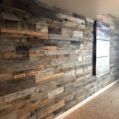 reclaimed wood easy install