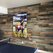 reclaimed wood wall cost