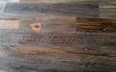 Hand Scraped Beetle Kill Pine Flooring