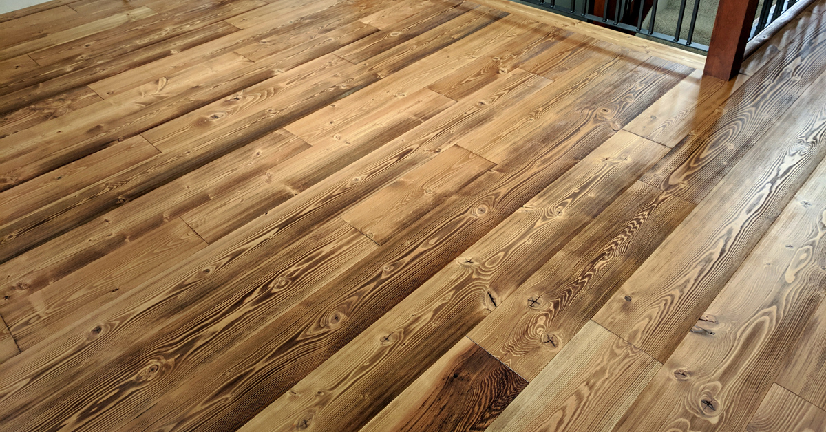 Wood Flooring from Douglas Fir Trees in Montana