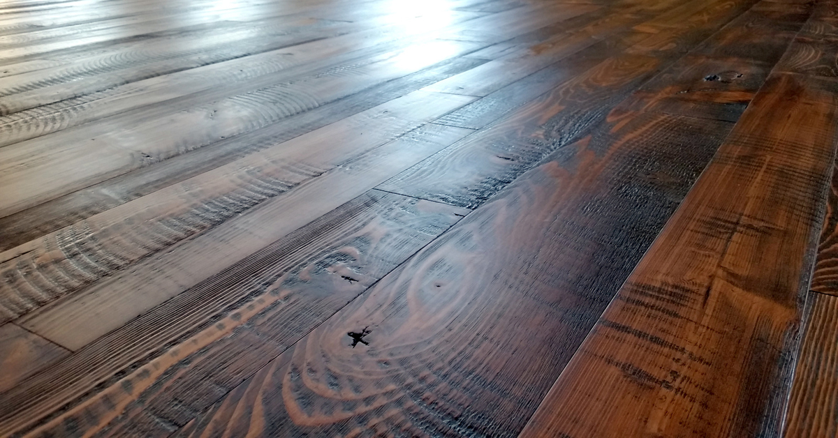 Rough Sawn Douglas Fir Wood Flooring, Rough Hardwood Floors