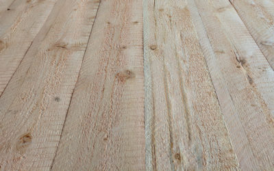 Unfinished Circular Sawn Douglas Fir Flooring. Now in stock!