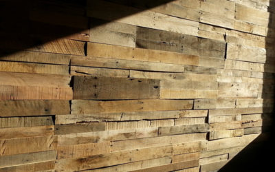 Easy install, pre-fabricated reclaimed wood wall panels