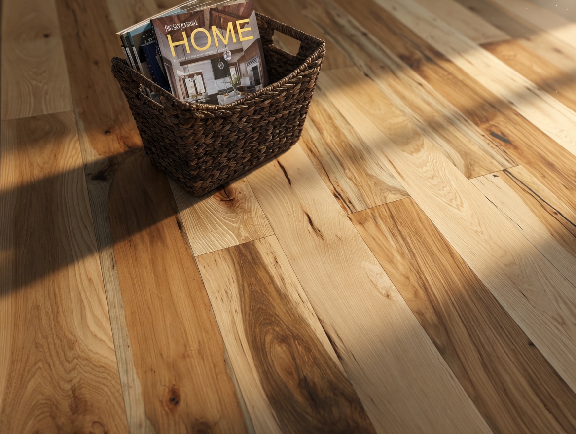 Wide Plank Rustic Hickory